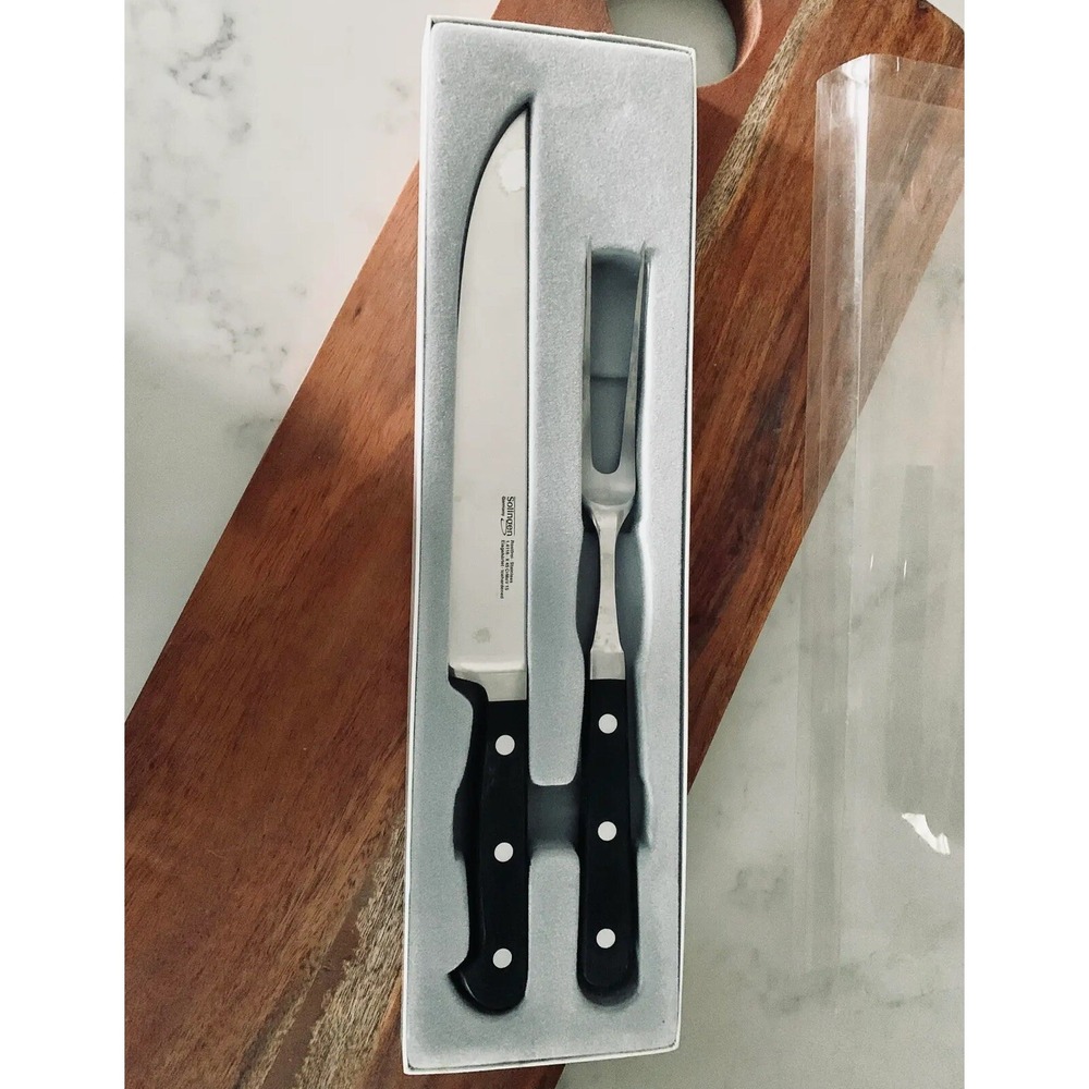 Solingen Carving Knife Set Stainless Germany Rostfrei Eisgehartet NWB